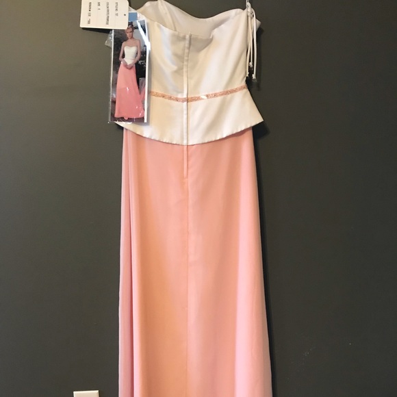 Special Occasion Pink and White Dress - Picture 2 of 5